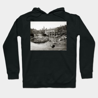 Old Mill in the Adirondacks, 1903. Vintage Photo Hoodie